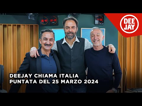 Deejay Chiama Italia – Puntata del 25 marzo 2024 / Ospite Neri Marcorè